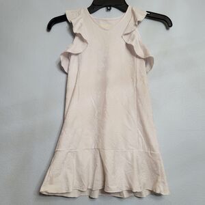 Lilly Pulitzer Girls Mini Rally Tennis Dress Ruffle White Size 6/7